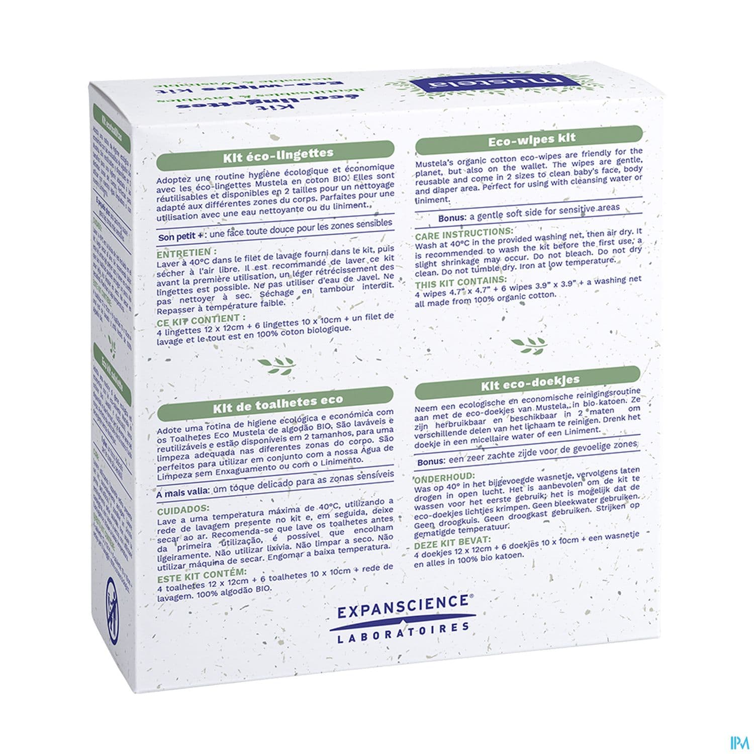 MUSTELA BB KIT ECO-LINGETTE 6P+4G
