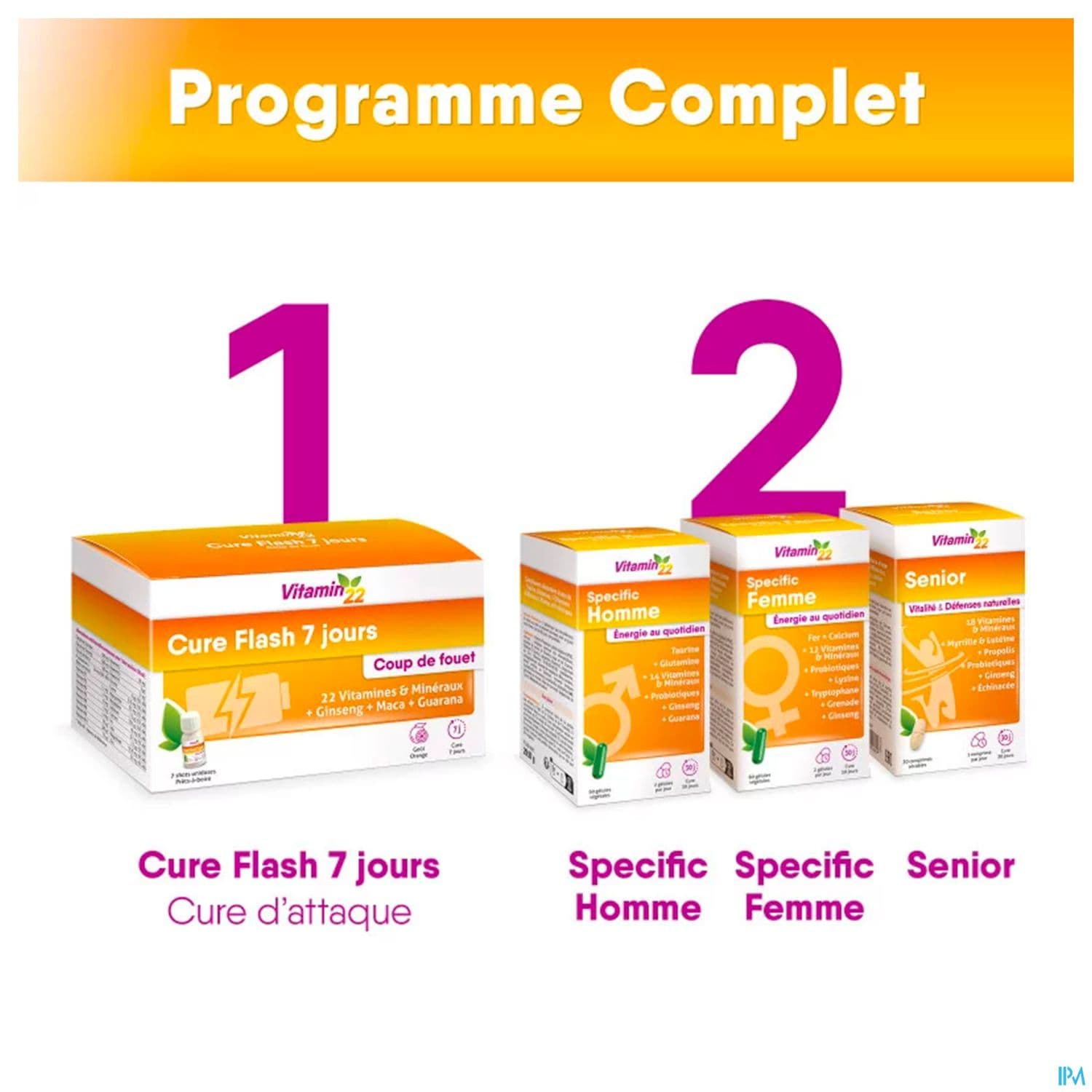 Vitamin 22 Cure Flash 7 Jours Unidose 30ml X7