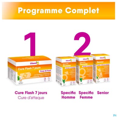 Vitamin 22 Cure Flash 7 Jours Unidose 30ml X7