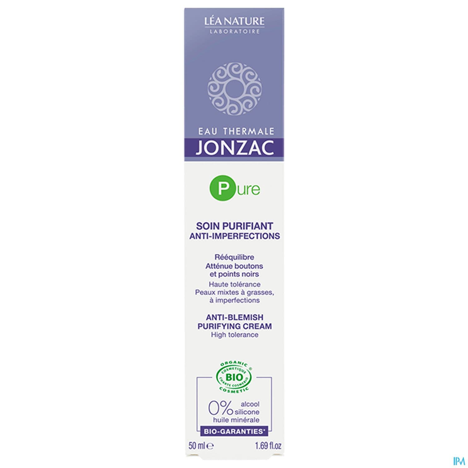 JONZAC PURE SOIN PURIF A/IMPER50ML