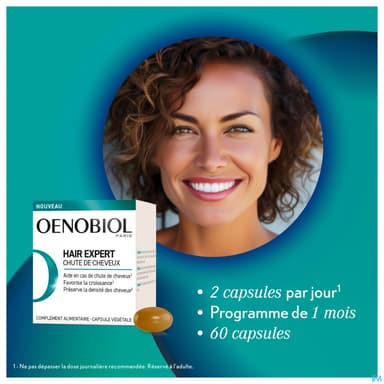 Oenobiol Hair Expert Chute De Cheveux Capsule 60