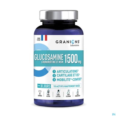 Granions Glucosamine Chondroitine Et Msm 1500mg Comprime 60