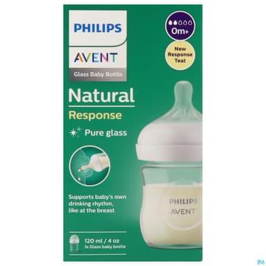 BIB AVENT NAT RESPONSE VERRE 120ML