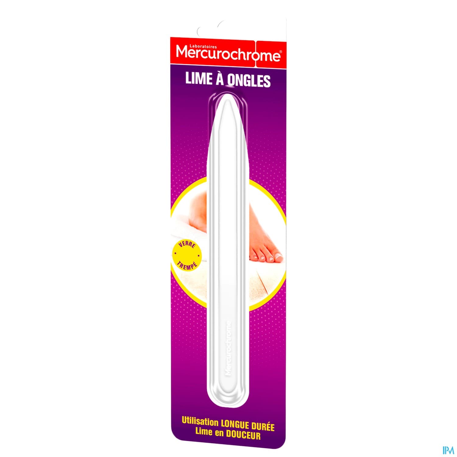 MERCUROCHORME LIME ONGLE VERRE