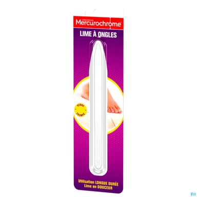 MERCUROCHORME LIME ONGLE VERRE