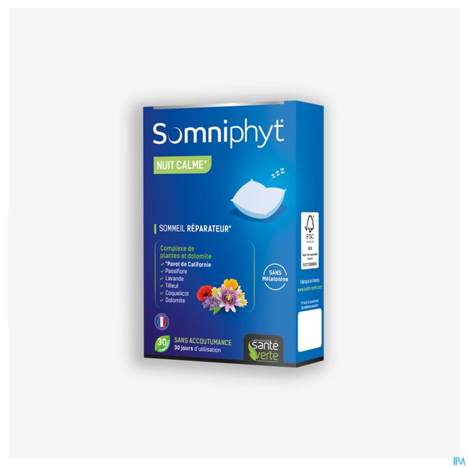 Sante Verte Somniphyt Nuit Calme Comprime 30