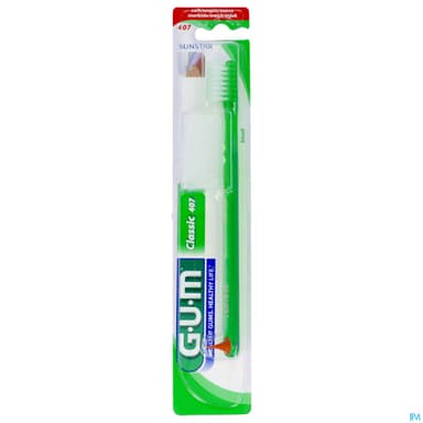 Gum classic brosse à dents souple small (modèle 407)