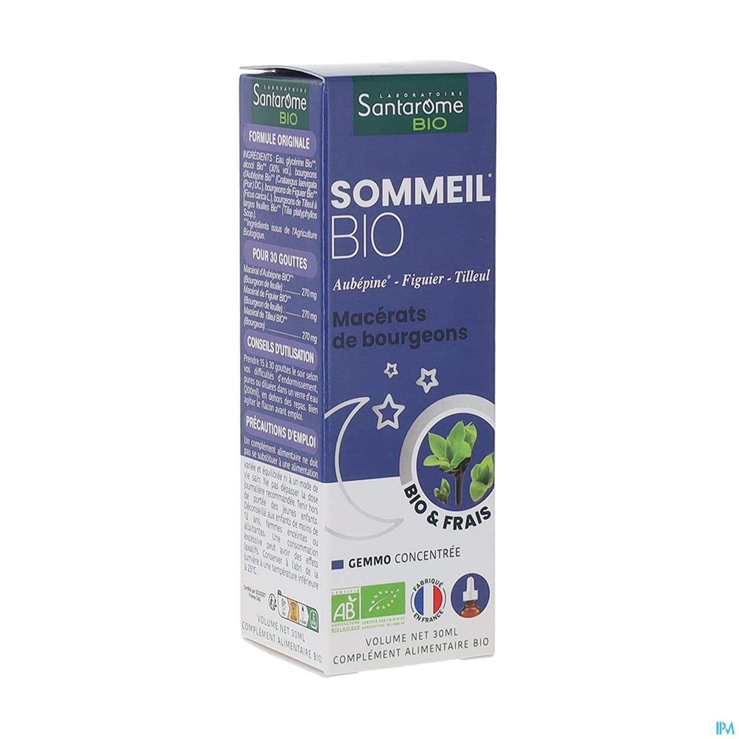 Santarome Bio Complexe Bourgeon Sommeil C14 30ml