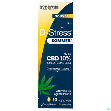 Synergia D Stress Sommeil Huile Cbd 10ml