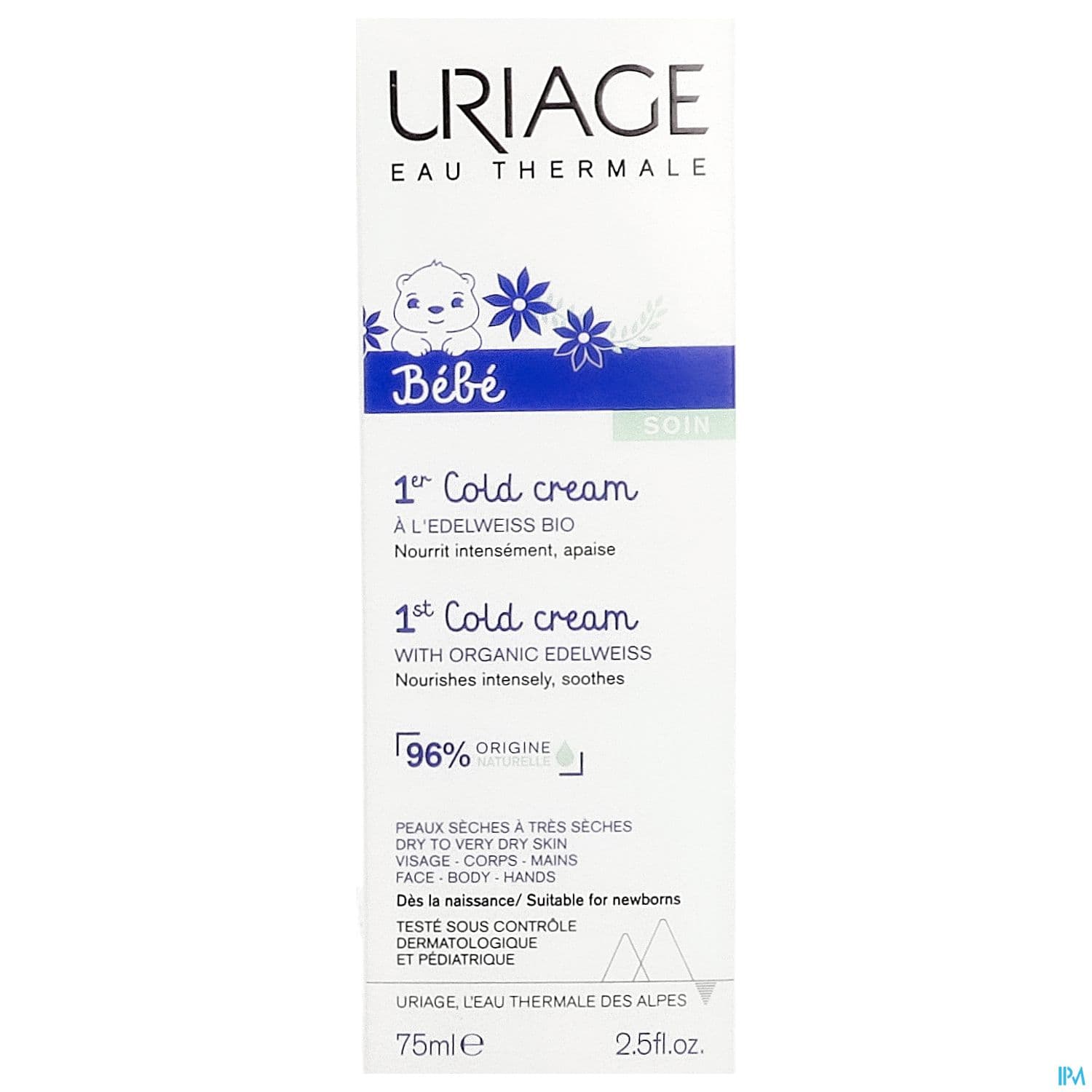 Uriage Bebe 1er Cold Cream Edelweiss Bio 75ml