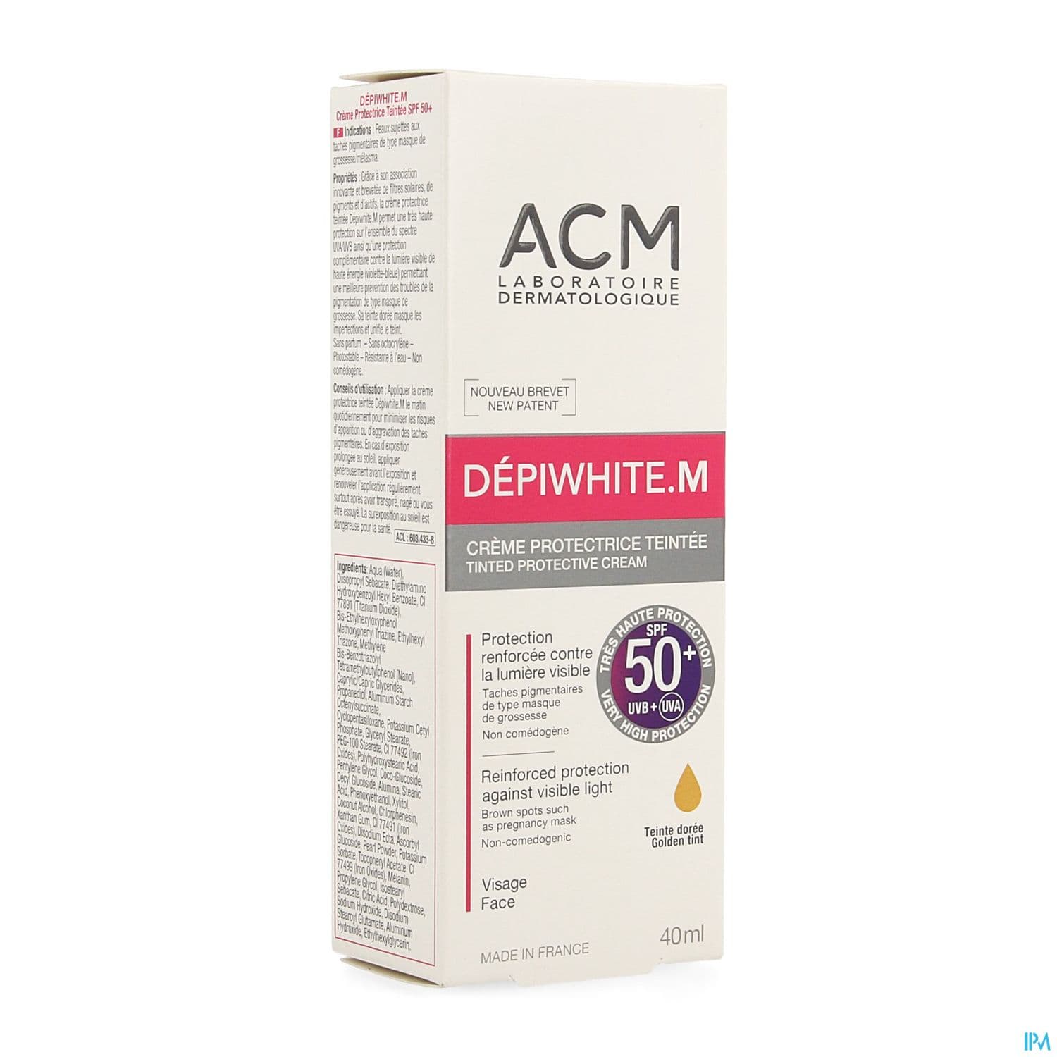 DEPIWHITE.M CR PROT TEIN SPF50+ 40