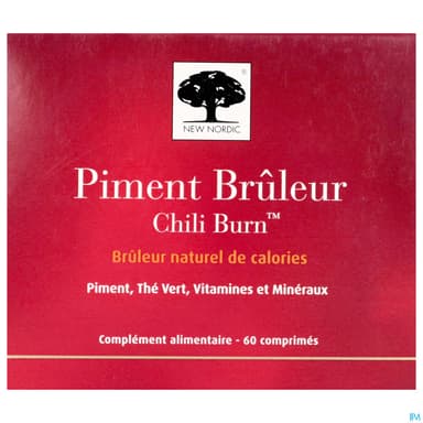 New Nordic Piment Bruleur Chili Burn Comprime 60