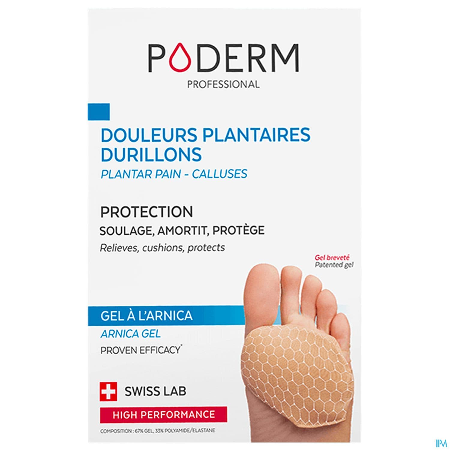 PODERM COUSS DOUL PLANTAIRE TS X2