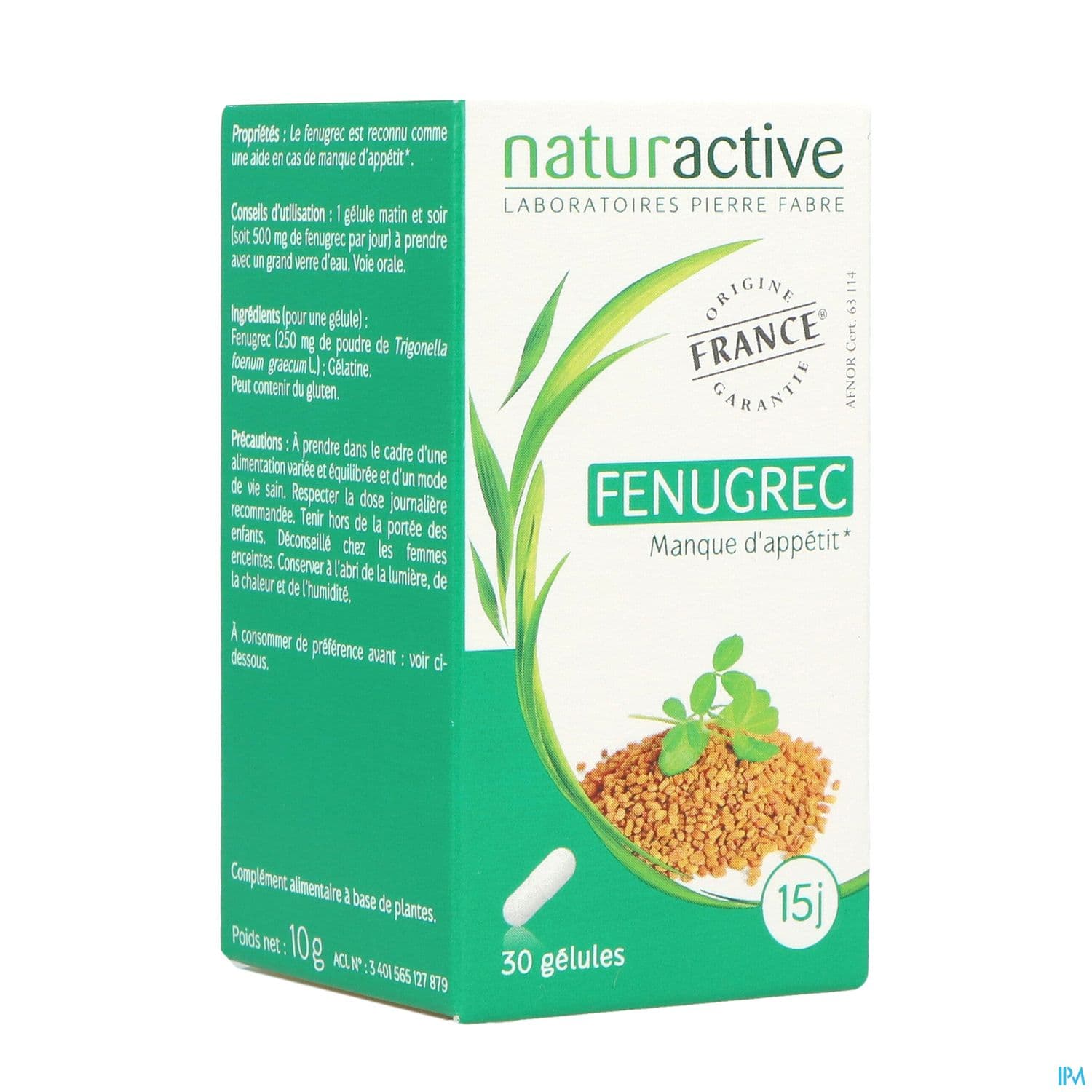 NATURACTIVE FENUGREC GELUL 30