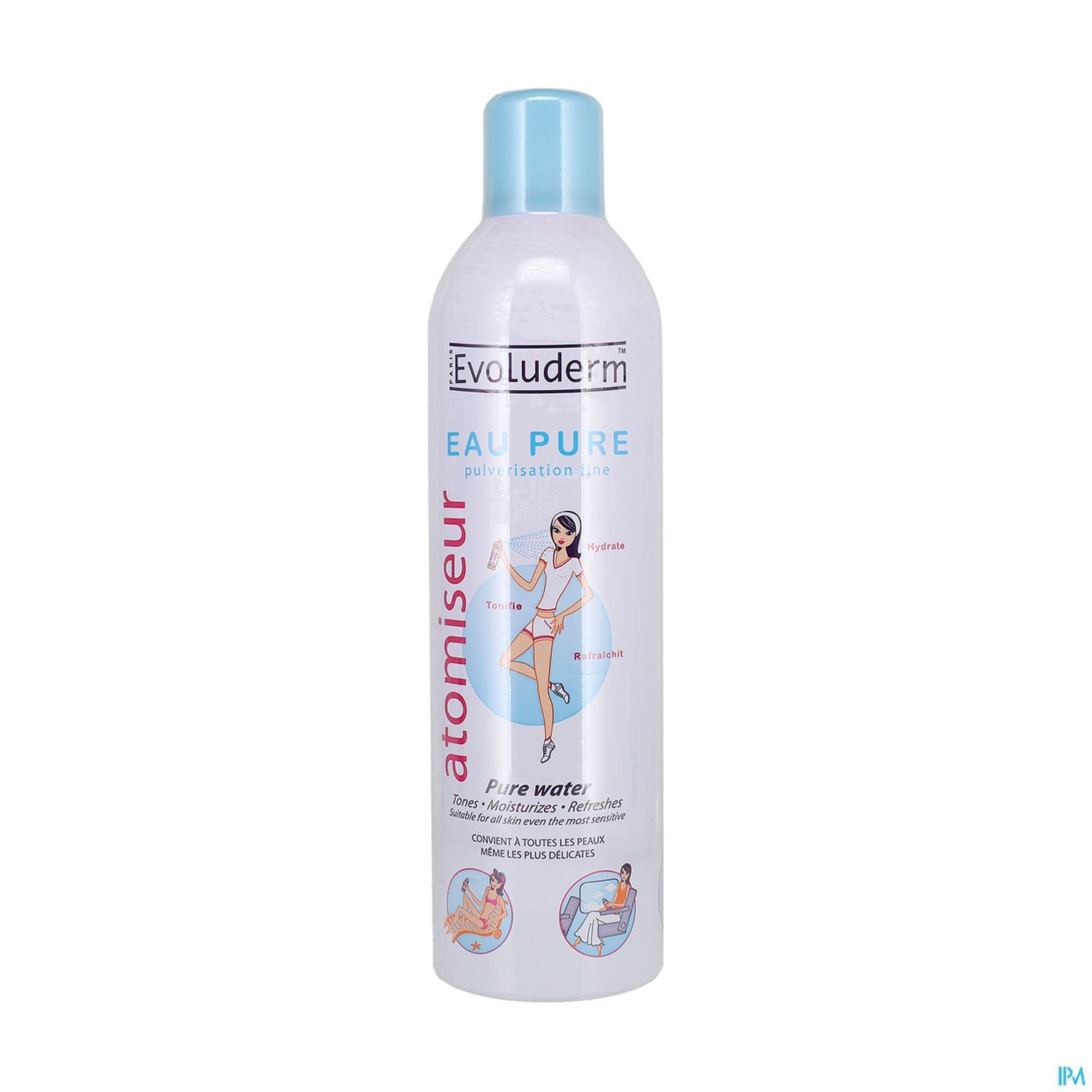 EVOLUDERM ATOMISEUR EAU PURE 400ML