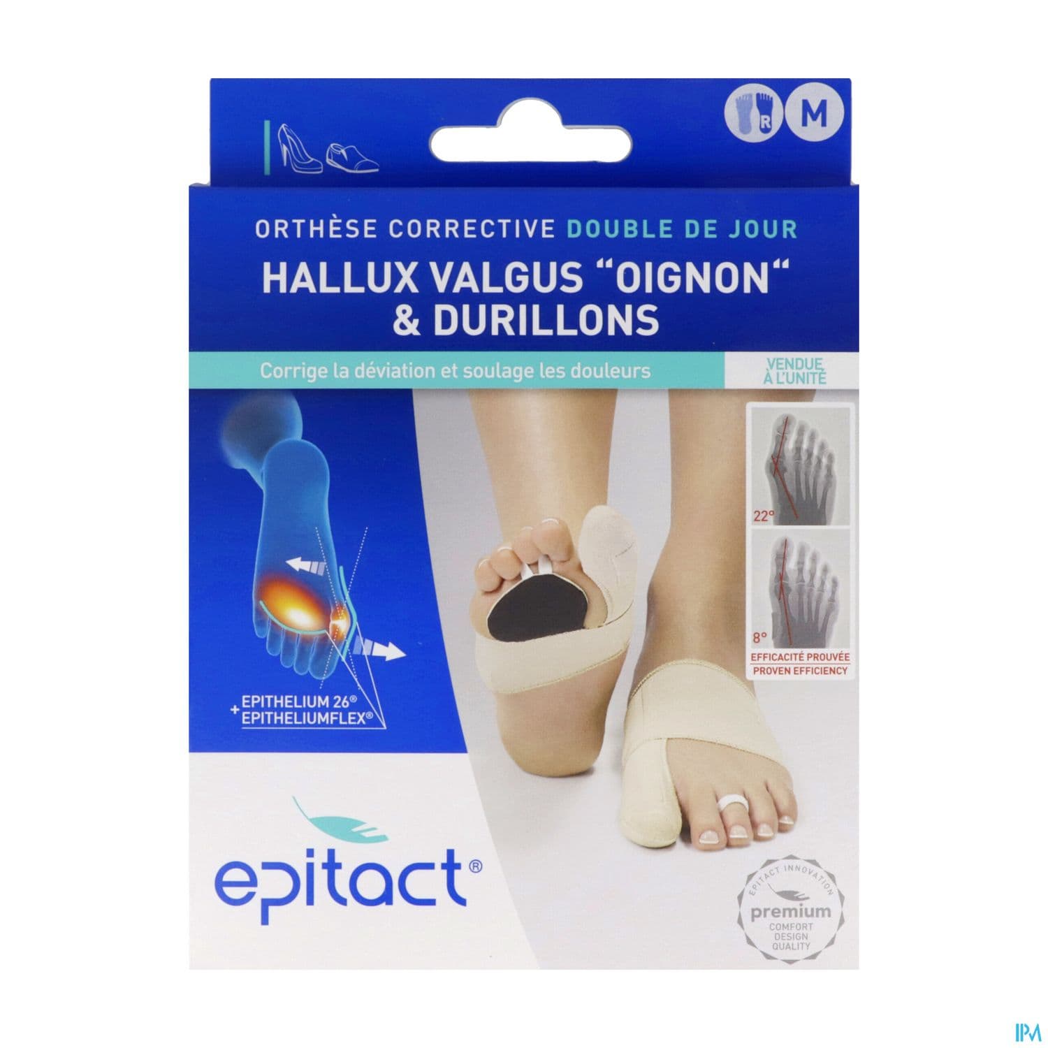 Epitact Orthese Corrective Double Droit Jour M