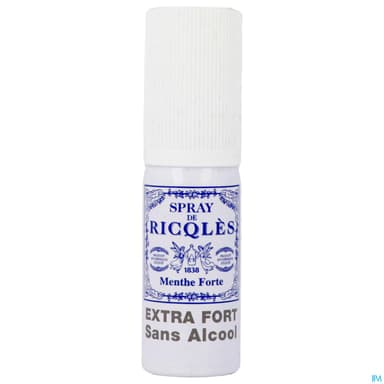 Ricqles Spray Buccal Sans Sucre Sans Alcool 15ml