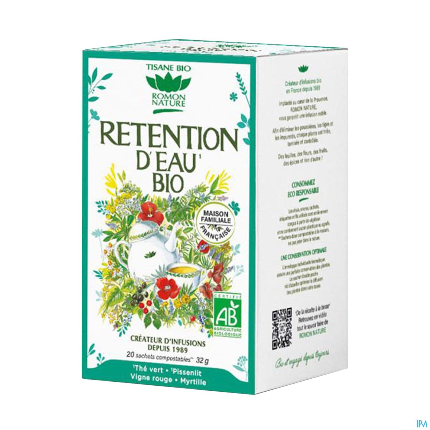 Romon Nature Complexes Retention Eau Bio Infusette 1g6 20
