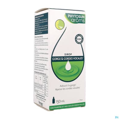 Phytosun Aroms Sirop Gorge Cordes Vocale 125ml