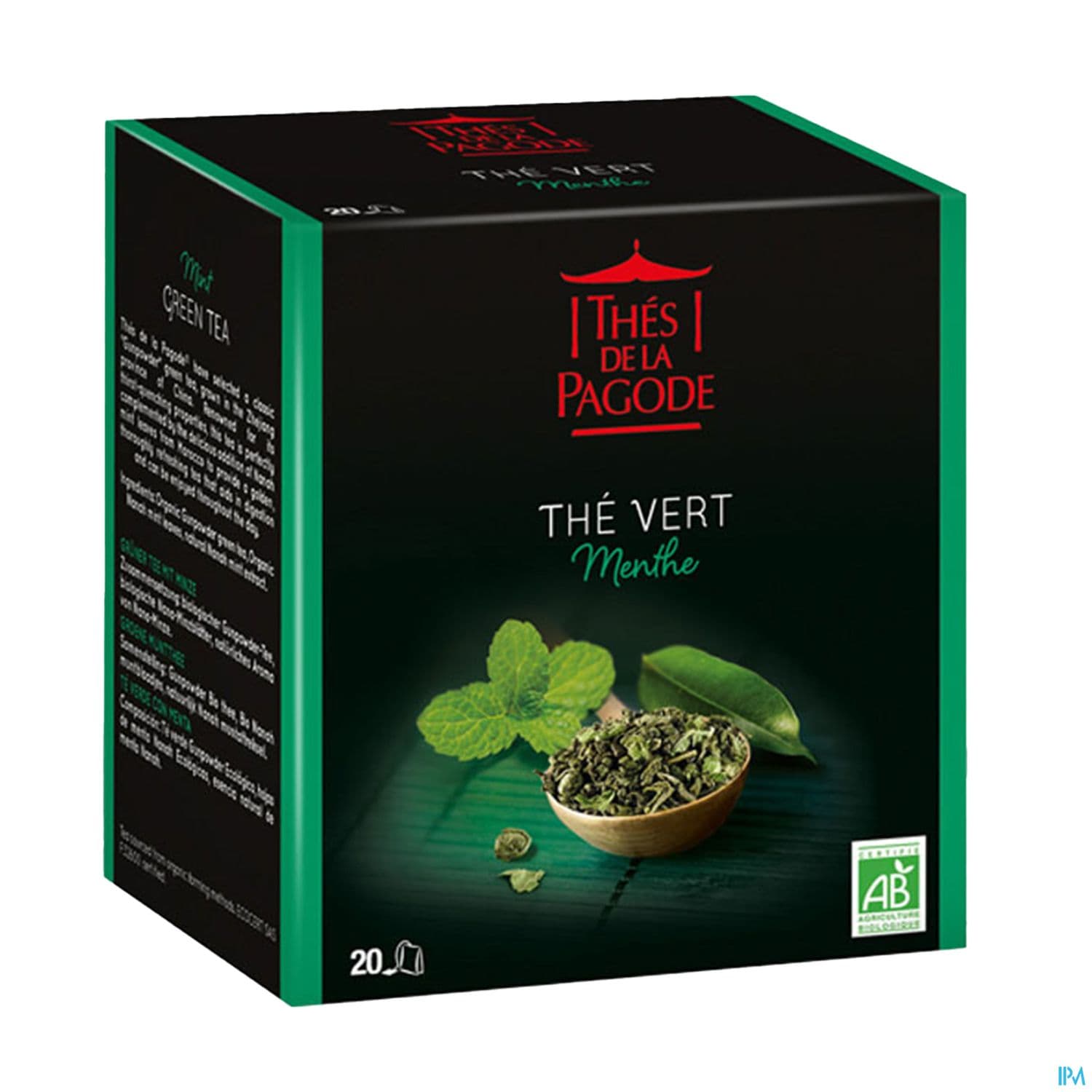 Thes De La Pagode The Vert Menthe Bio Infusette 20