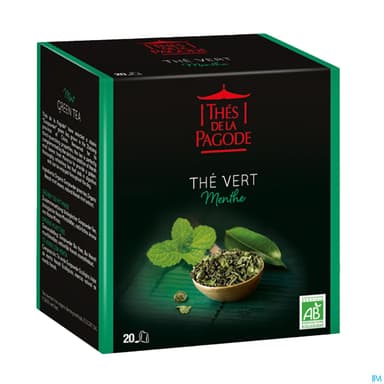 Thes De La Pagode The Vert Menthe Bio Infusette 20