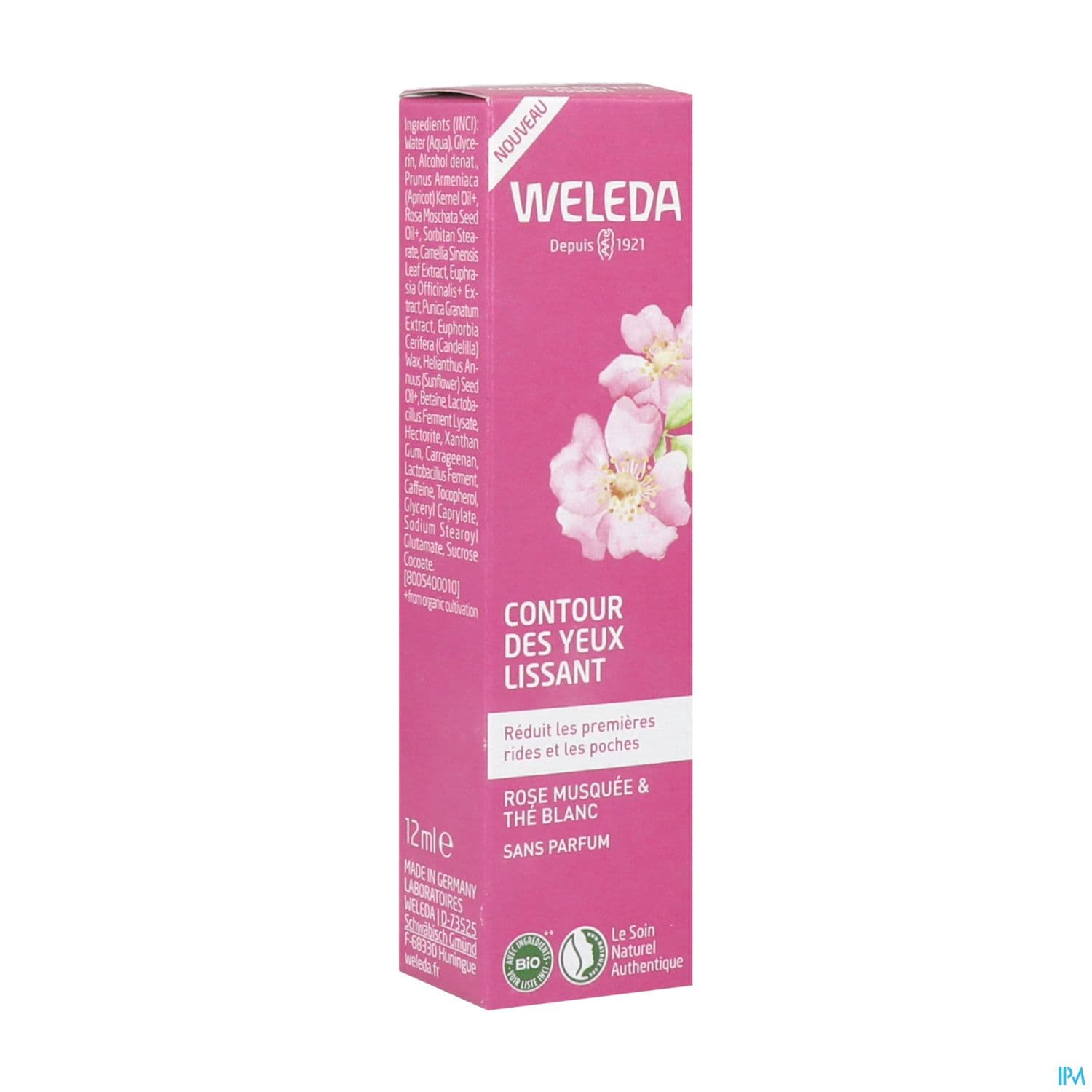 Weleda Rose The Blanc Contour Des Yeux Bio 12ml