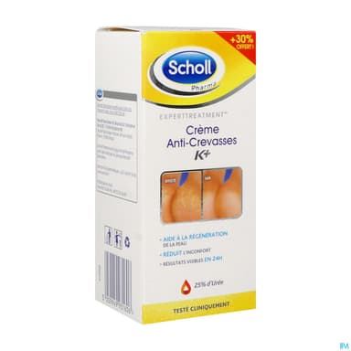 Scholl Creme Reconstituante Active Repair K+ 120ml