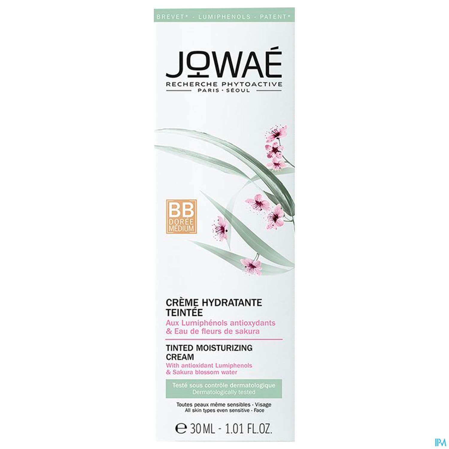 JOWAE CR HYDRA TEINTEE DOREE 30ML