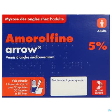 AMOROLFINE 5% ARW VER 2,5ML 30SPAT