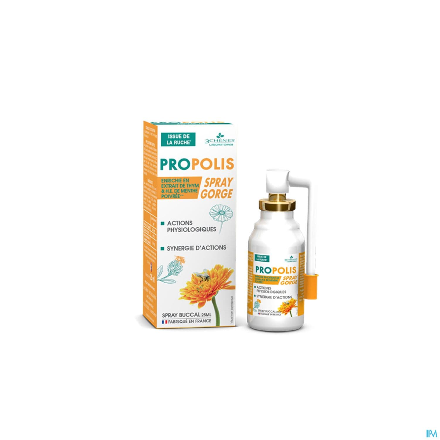 3 CHENES PROPOLIS BUC SPRAY25ML
