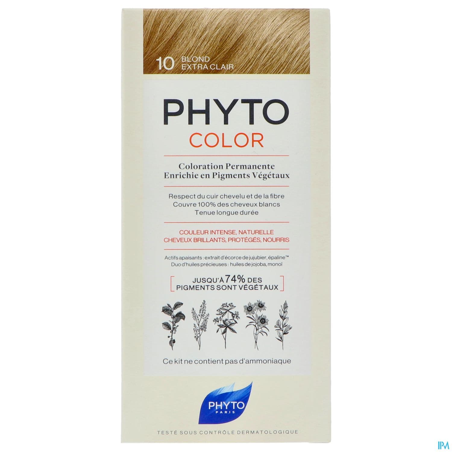 PHYTO COLOR 10 BLOND EXTRA CLAIR