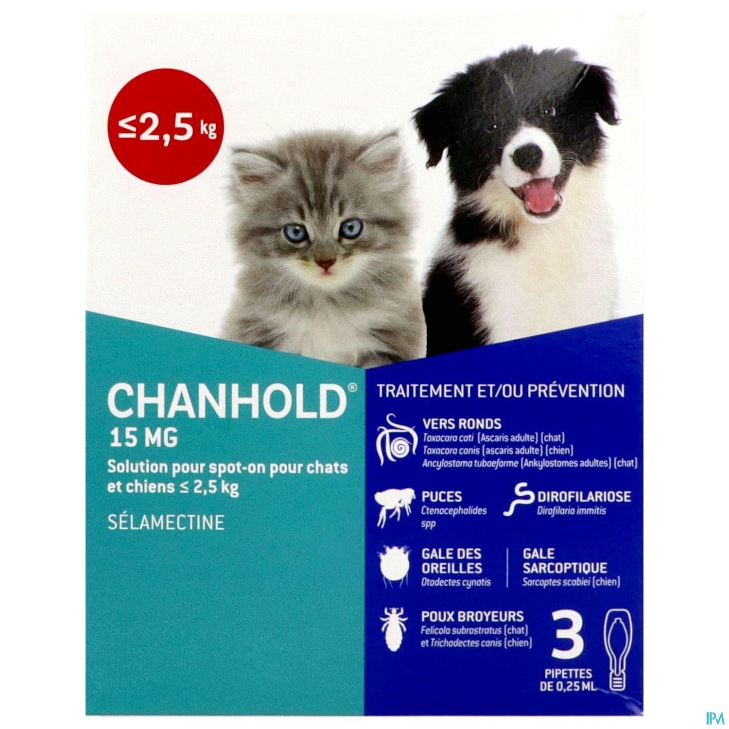 CHANHOLD 15MG CHATON CHIEN PIP 3