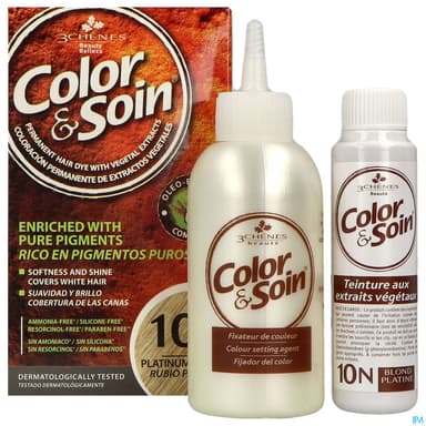 3 CHENES COLOR/SOIN BL PLATINE 10N