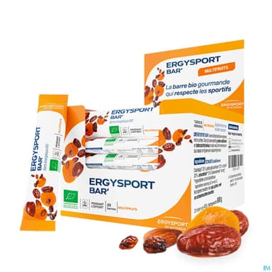 ERGYSPORT BAR' MULTIFRUIT 20