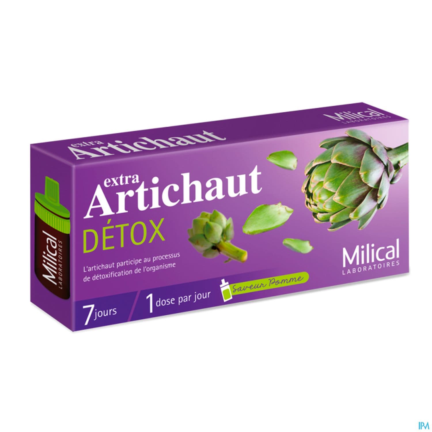 Milical Extra Artichaut Detox Solution Buvable 7jours Dose X7