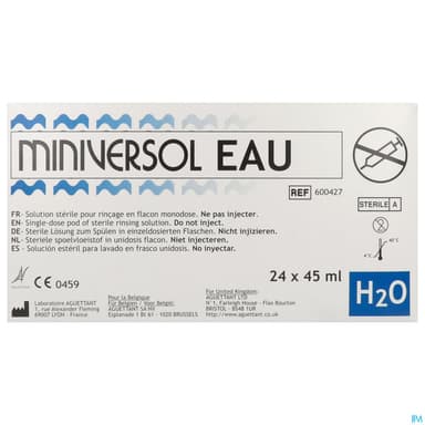 Miniversol Eau Purifiee 45ml 24