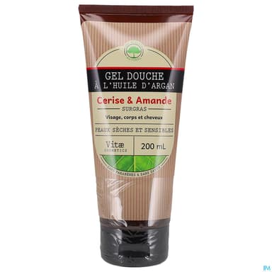 Vitae Cosmetics Gel Douche Cerise Amande 200ml X2