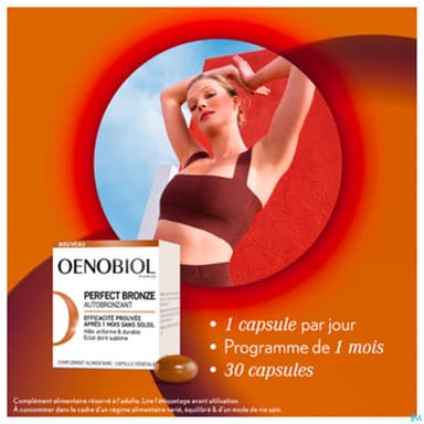 Oenobiol Perfect Bronze Autobronzant Capsule 30