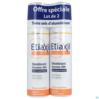 ETIAXIL DEO DOUC 48H AERO 150ML X2