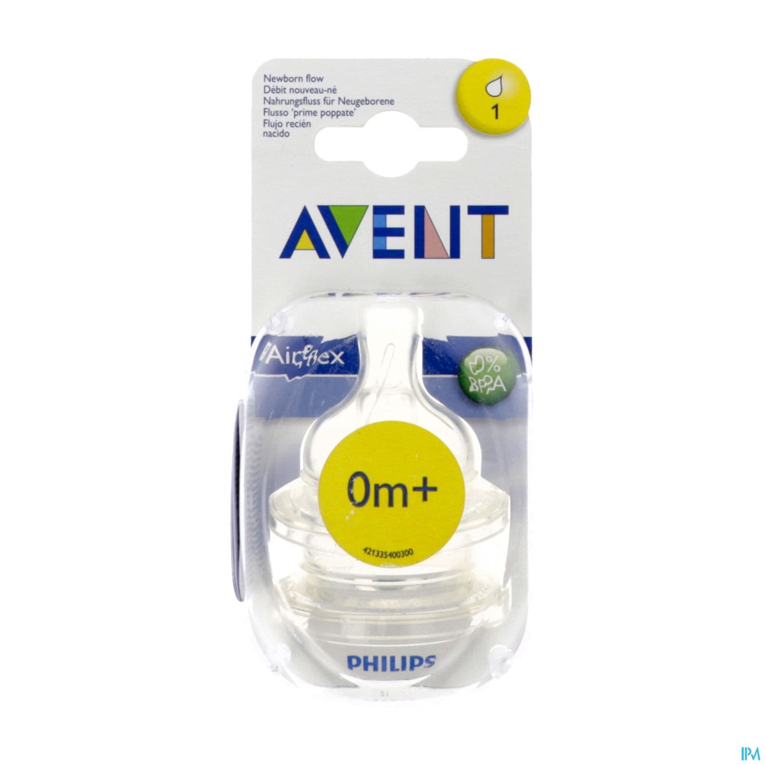 TETINE AVENT SILIC NVEAU NE/1 X2