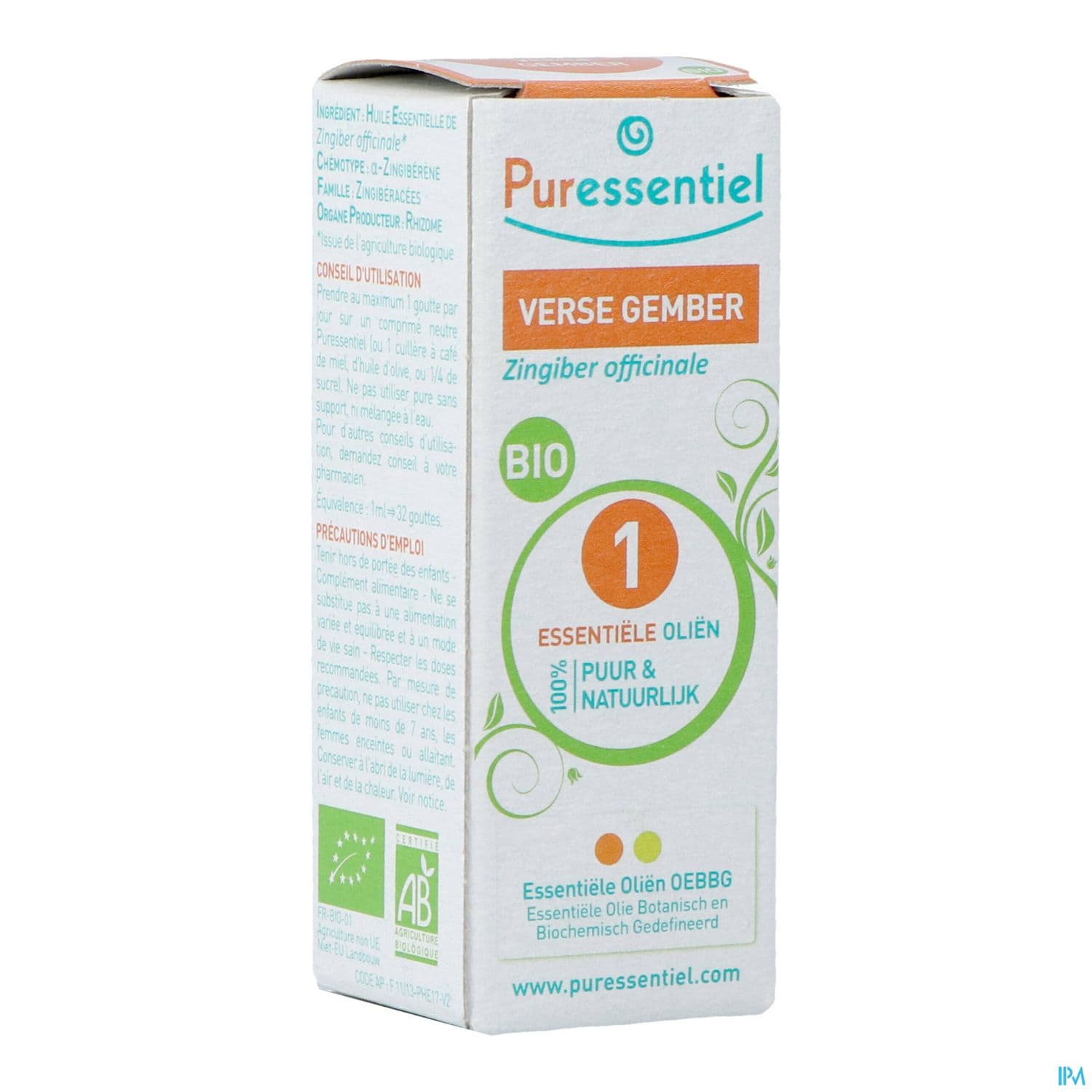 PURESSENTIEL HE BIO GINGEMB 5ML