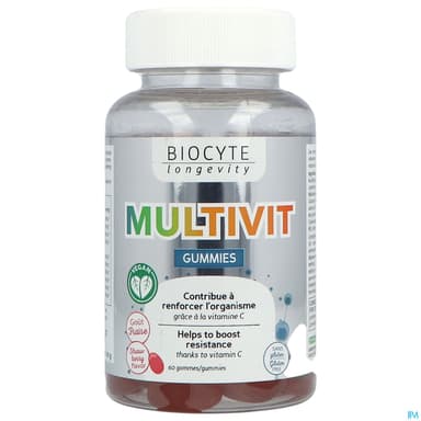 BIOCYTE MULTIVIT GUMMIES 60