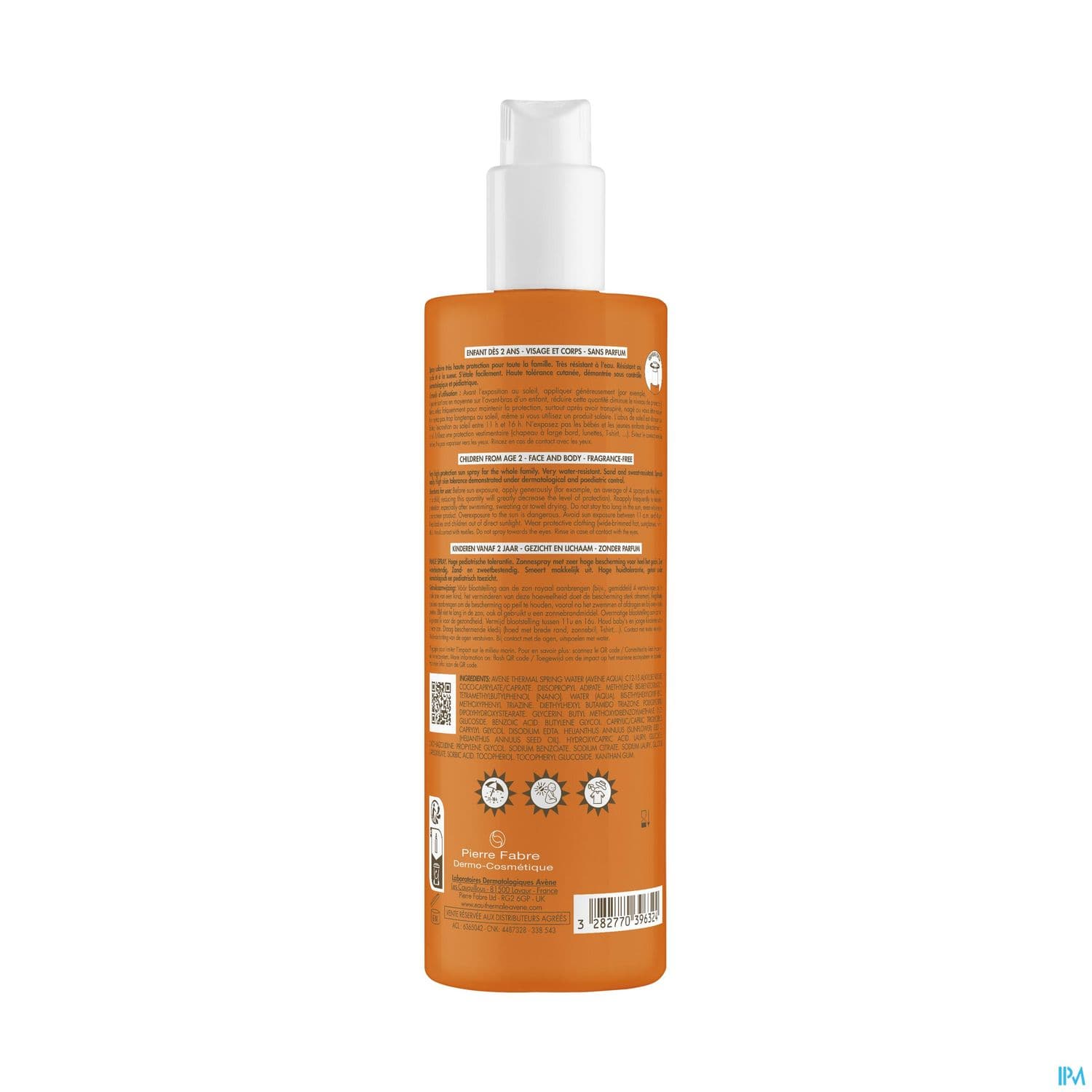 Eau Thermale Avene Solaire Spray Famille Spf50+ 400ml