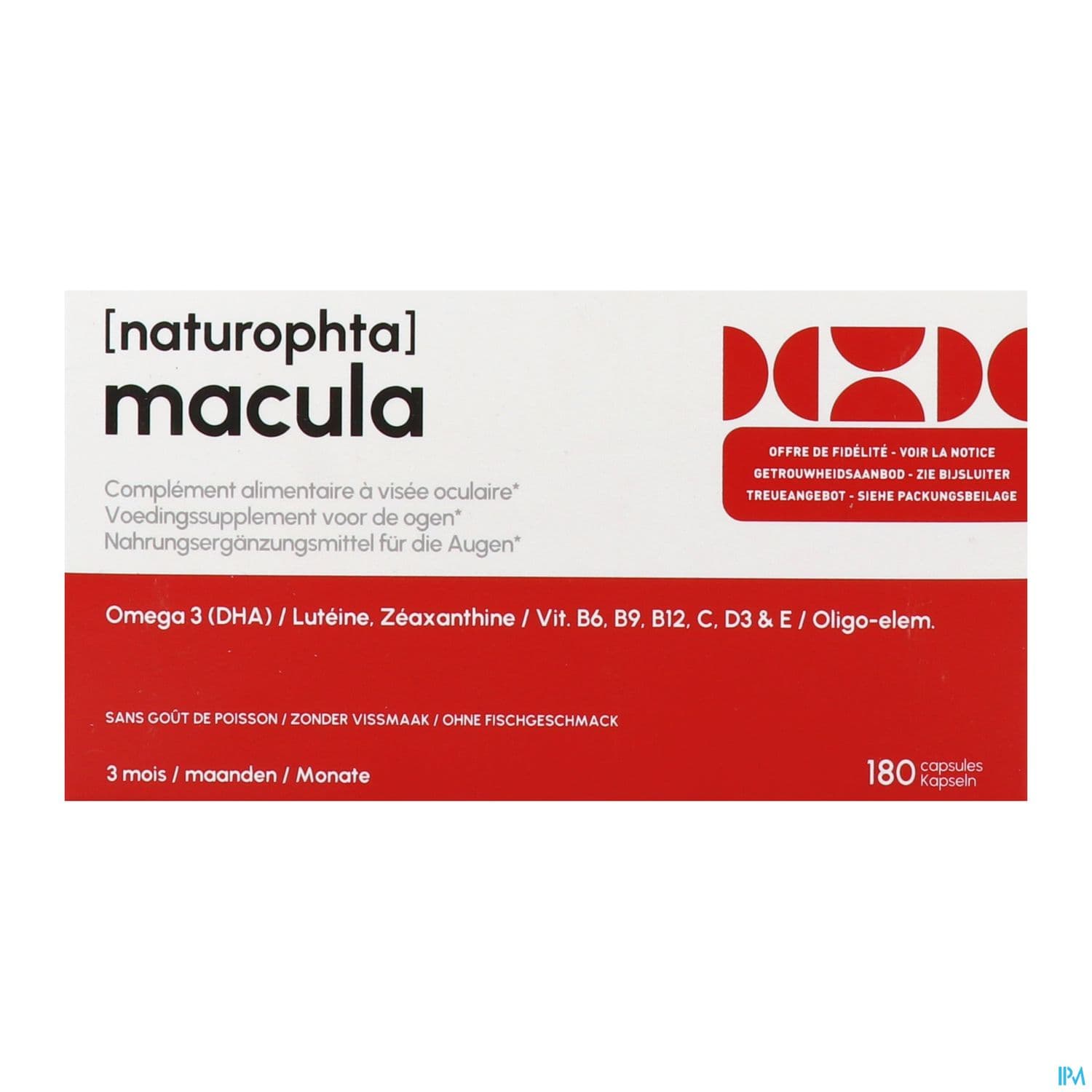 NATUROPHTA MACULA CAPSULE 180
