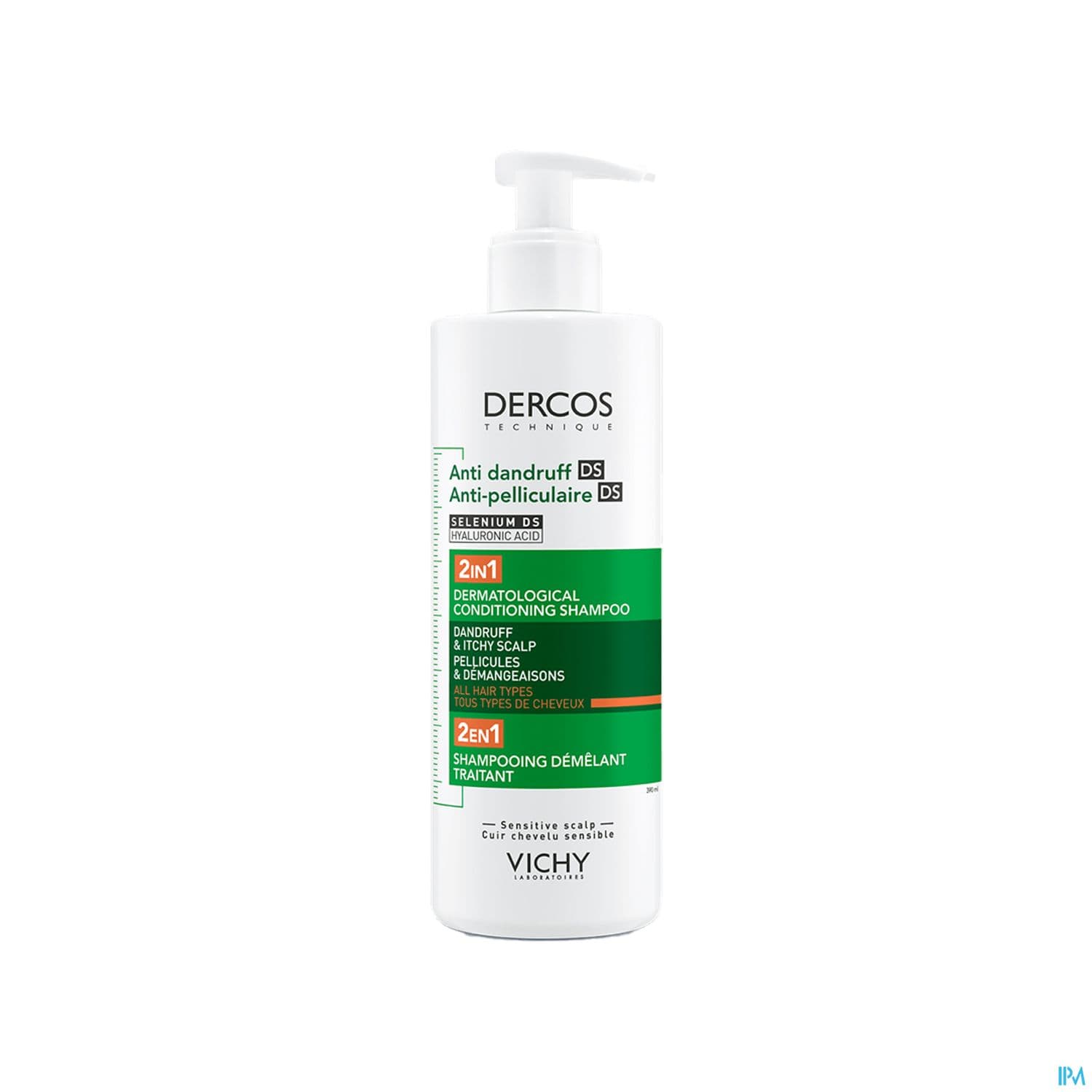 DERCOS SH A/PELLICULAIRE 2/1 400ML
