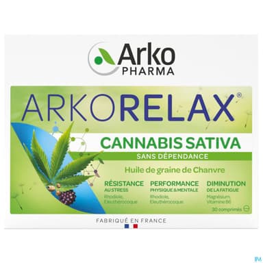 Arkopharma Arkorelax Cannabis Sativa Comprime 30