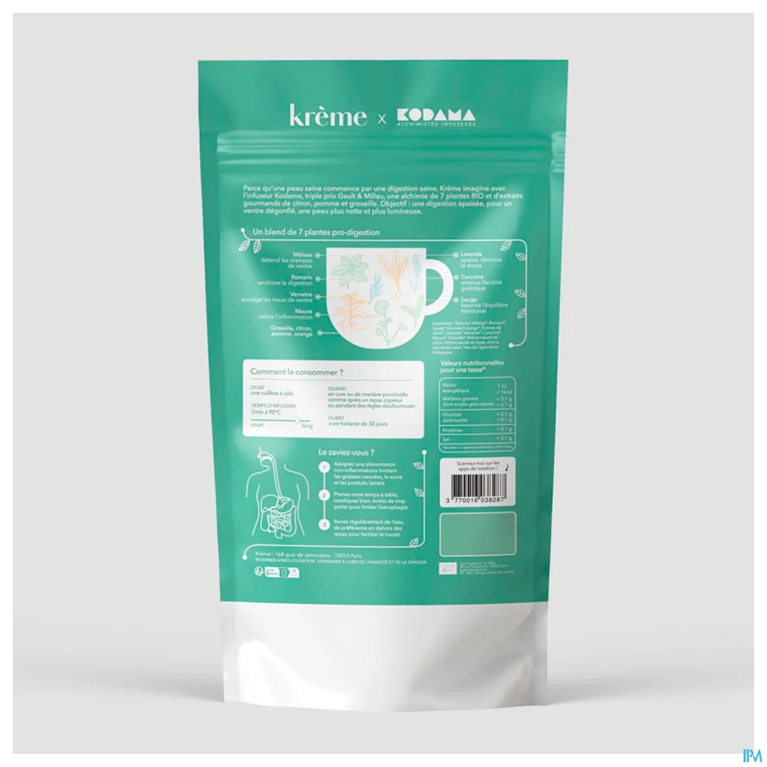 KREME INFUS BIO DIGESTION 60G