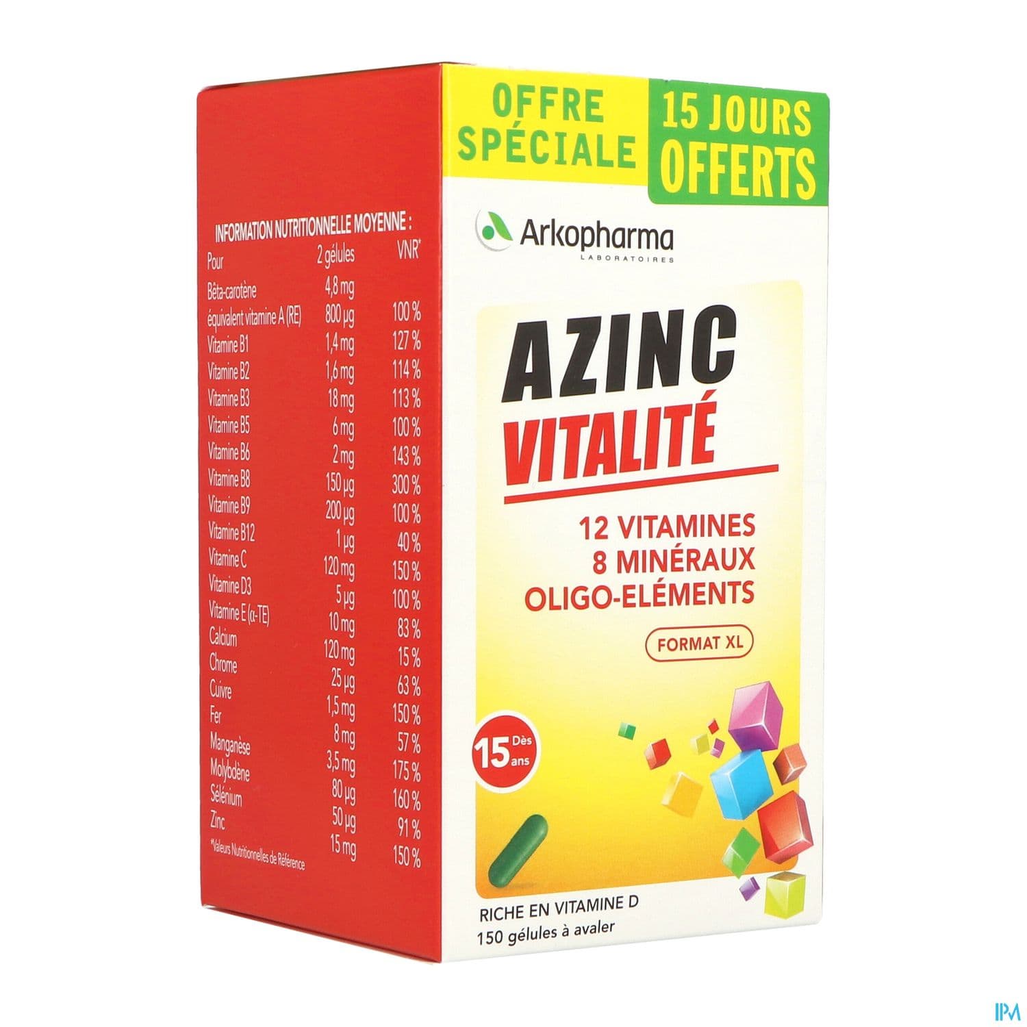 AZINC VITALITE AD GELUL120+30