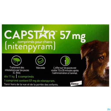 CAPSTAR 57MG CPR 6