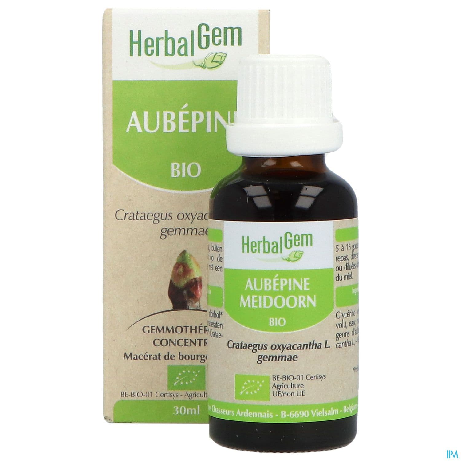 Herbalgem Aubepine Bourgeon Macerat Glyc Bio 30ml